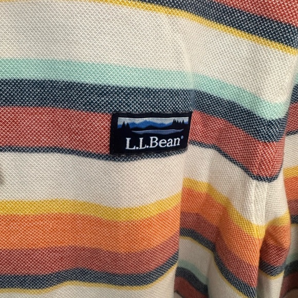 L.L. Bean Colorful Striped Hoodie - Picture 3 of 3
